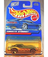 2000 Hot Wheels Mainline/Collector #154 CORVETTE STINGRAY Blue wChrome 3... - $9.25