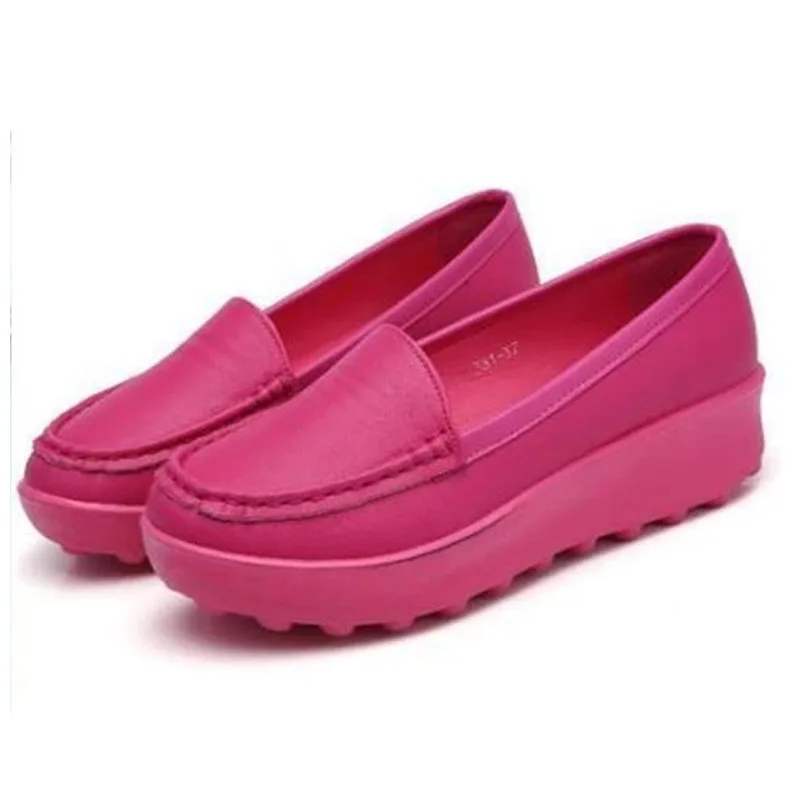 MVVJKE Concise Platform Shoes for Woman Flats 2024 Fashion Soft Shallow Casual L - £146.27 GBP