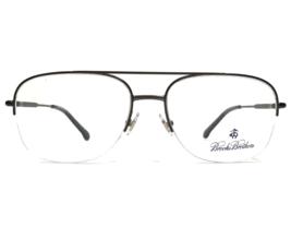 Brooks Brothers Eyeglasses Frames BB1041 1150 Gunmetal Gray Half Rim 55-... - £58.20 GBP