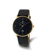 Mens Charles Hubert IP-plated Stainless Steel Black Dial Watch - $241.99 CAD