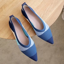 Mixed Colors  Fabric Pumps Closed Toe Backless Boat Shoes Ballet Shoes Rubber So - £28.62 GBP