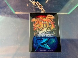 Universal Studios Jurassic World Park Keychain + Clip Movie Poster Style... - £16.78 GBP