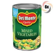 6x Cans Del Monte Mixed Vegetables Natural Sea Salt | 14.5oz | Fast Ship... - $34.05