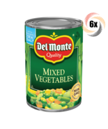 6x Cans Del Monte Mixed Vegetables Natural Sea Salt | 14.5oz | Fast Ship... - £26.90 GBP