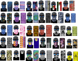 Bulk Lot 12 Pcs Assorted Seamless Bandana Wrap Bandanna Hat Mask Gaiter Face - £14.41 GBP