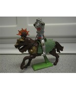 BRITAINS LTD. FIGURES- MOUNTED KNIGHT ON BROWN HORSE- EXC.- L214 - $5.73