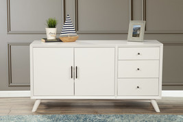 Melbourne Two Drawers Sideboard, White - $18,459.46 MXN