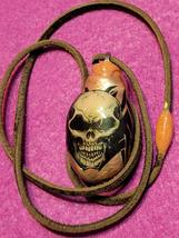 Tribal Skull Hudson rvr Stone Necklace.C.2024. - £15.69 GBP