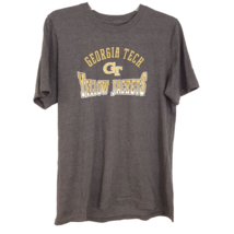 Georgia Tech T Shirt Gen 2 Size XL Athletic Yellow Jackets tee Gray - £9.76 GBP