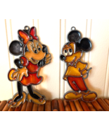 Disney Mickey &amp; Minnie Mouse-Stained Glass Suncatchers Disney Makit Bakit - $251.59 MXN