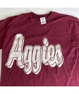 Texas A&amp;M Aggies Shirt Men Sz L Vtg 90’s Jostens Tag NCAA Football USA M... - £29.03 GBP