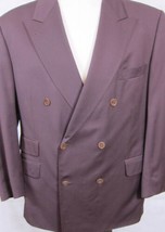 PRISTINE VTG Rene Lezard Double-Breasted Wool Blazer Sport Coat W. Germa... - £143.87 GBP