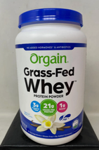 Orgain Grass-Fed Whey Protein Powder, Vanilla Bean - 1.82lb, Exp. 11/26 - €24,81 EUR