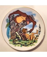 Disney Alphabet Miniature Plate Letter K  KING LOUIE JUNGLE BOOK  3 Inches - $12.88