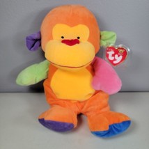 Ty Baby Collection Pluffies Funky Monkey Plush Multicolor Stuffed Baby 2005 - $32.99