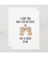  Beesonpage | Funny Coffee Love Card, Naughty Valentine/Anniversary, Adu... - $303.77 MXN