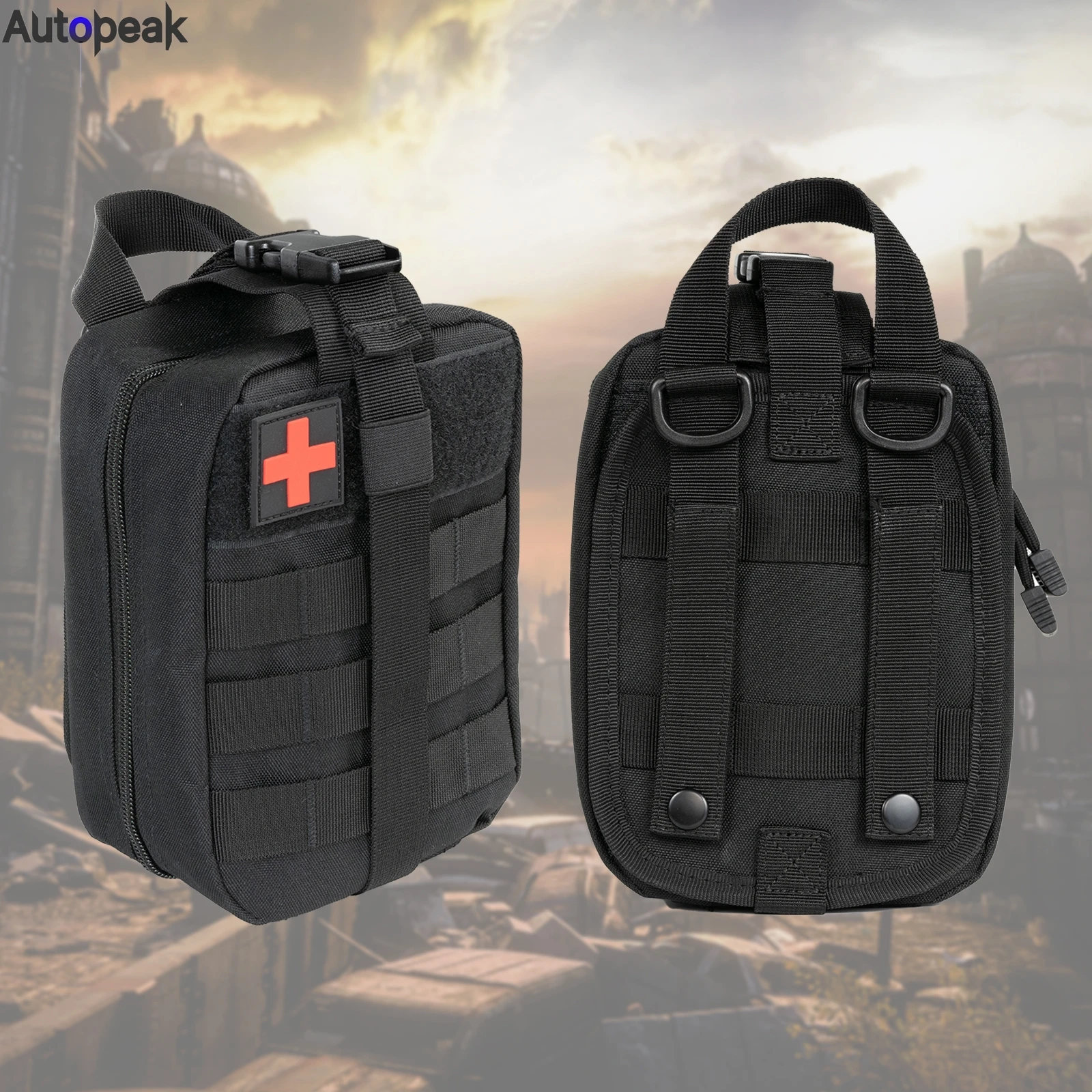 Tactical EDC Medical Pouch IFAK First Aid Kit Survival Emergency Waist Pack - £16.80 GBP