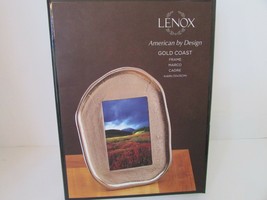 LENOX AMERICAN BY DESIGN GOLD COAST FRAME 4 X 6 NIB NUGGET STYLE  - £19.37 GBP
