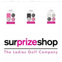 Surprizeshop Ladies Golf Ball Marker Magnetic Anywear Clip. Pink, White or Navy - £11.88 GBP