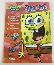 Spongebob Squarepants Spelling Work Book Learning Practice Pages New Nickelodeon - £9.43 GBP