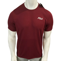 Nwt Fila Msrp $32.99 Men&#39;s Red Crew Neck Short Sleeve Training T-SHIRT Size L - £14.96 GBP