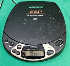 Philips Magnavox Portable Skip Protection CD Player AZ7363 Discman  & Power Cord - $19.19