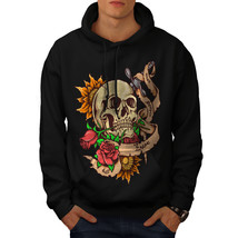 Wellcoda Skull Death Funeral Grave Mens Hoodie - £29.60 GBP+