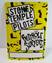 Stone Temple Pilots Butthole Surfers Backstage Pass Original Vintage 1993 Yellow - $13.19