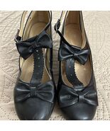 Black Bow Getmorebeauty ladies Block Heels - $33.46 CAD