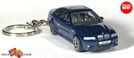 Rare Key Chain Ring Blue Bmw M3 Series 3 E46 Brand New Custom Limited Edition - $44.98