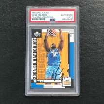 2004-05 Upper Deck Hardcourt #21 Nene Signed AUTO PSA Slabbed Nuggets - £39.95 GBP