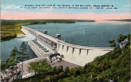 Bagnell Dam and Lake of the Ozarks MO Postcard PC502 - £3.90 GBP