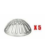 5 PCS GSW FS-DS Aluminum Dome Strainer for 12&quot; Floor Sink. 5-1/2&quot; Diameter - $75.23