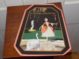 Vintage Lady Luxury Lynas Perfumer Paper Label - $23.76