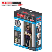 Magic Mesh Deluxe Hands-Free Magnetic Screen Door, Fits Doors up to 39 x 83 inch - £23.55 GBP