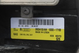 2009-12 Audi Q5 Xenon HID Headlight Head Light Lamp Non-AFS Passenger Right RH image 9