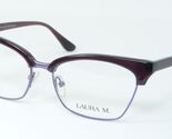 LAURA M.LAU1399 2 Transparent Prune/Violet Lunettes Monture 54-16-135mm - $1,581.95 MXN