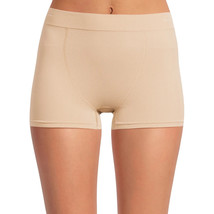 No Boundaries Women&#39;s Hi Waist Boyshort Panties Size XX-LARGE Toasted Almond - $11.64