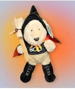 Starbucks Coffee Bearista 2000 Bear Plush Halloween Witch Glows In The Dark - £15.28 GBP