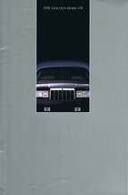 ORIGINAL Vintage 1991 Lincoln Mark VII Car Sales Brochure Book - $19.79