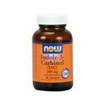 NEW NOW Foods Indole-3-Carbinol I3C Gluten Free Vegetarian 200mg 60 Vcaps - $24.79