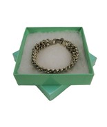 6&quot; Chunky Links Bracelet, Double Curb Chain, Vintage Fashion Jewelry, JW... - $13.37 CAD
