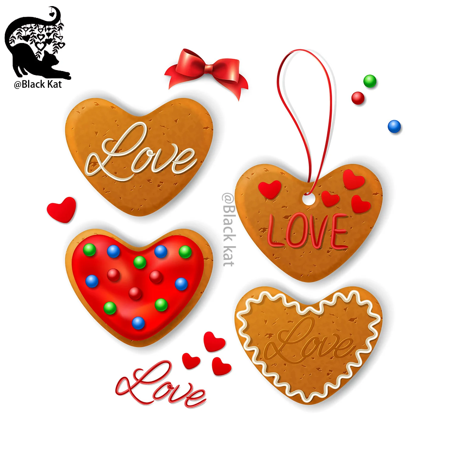 Valentine&#39;s Day Heart Gingerbread Cookies Love Metal Cutting Dies Scrapb... - $14.18