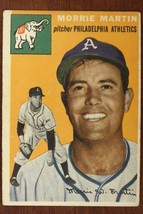 Vintage 1954 Baseball Card TOPPS #168 MORRIE MARTIN Philadelphia Athletics - £9.02 GBP