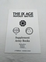 The IX Age Fantasy Battles Supplement Army Books Asklanders Makhar Cultists  - £23.73 GBP