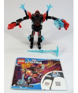 LEGO MARVEL #76171 SPIDER-MAN MILES MORALES MECH ARMOR 100% COMPLETE - £15.73 GBP