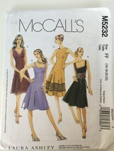 McCalls Sewing Pattern M5232 Lined Dress Party Evening Laura Ashley 16 18 20 22 - $11.99