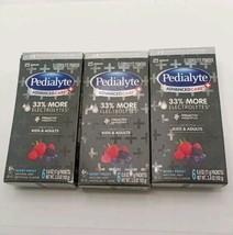 3x Pedialyte Advanced Care Plus Electrolyte Powder Berry Frost 6PKS each... - $14.99