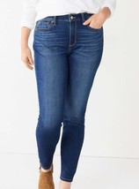 Nwt Sonoma J EAN S 2L Curvy Skinny Blue Curvy Throughout Hip &amp; Thigh Pockets New&quot; - £11.07 GBP