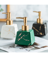 Golden Thunder Luxury Ceramic Soap Dispenser Lotion Perfume Liquid Pump ... - £13.42 GBP